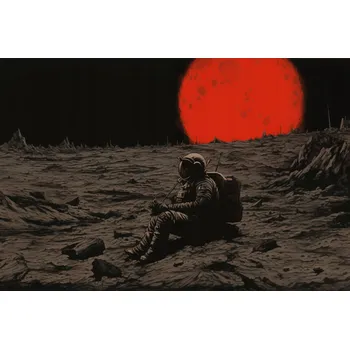 Plakát Plakát Samota v Kosmu bez rámu 91,5 x 61 cm