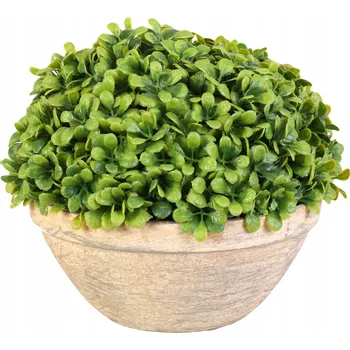 umělá květina Koule z buxusu v květináči 25 cm, buxus, umělé květiny