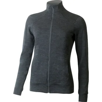 Dámská mikina ALMA dámská merino mikina/svetr - Šedá 8160 / L / Šedá