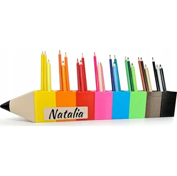 Psací stůl Sortovač na pastelky 8 pomůcek na psací stůl Dárek k narozeninám Montessori EKO