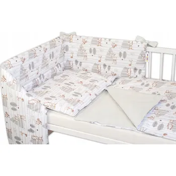 Povlečení Sada povlečení Baby Nellys šedá 135x100 cm, 3 dílná, bavlna