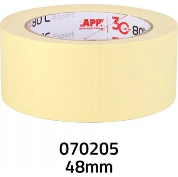 Lepicí páska Maskovací páska EXPERT ŽLUTÁ 48 mm x 45 m | 80°C | APP