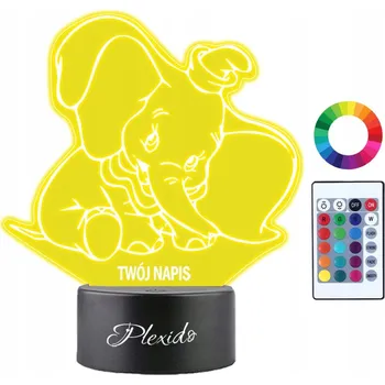 Lampička Noční lampa Plexido vícebarevná