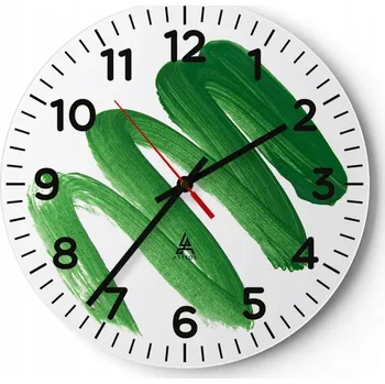 Hodiny Kuchyňské nástěnné hodiny 30x30 Barva Moderní skleněné hodiny do obýváku Tiché