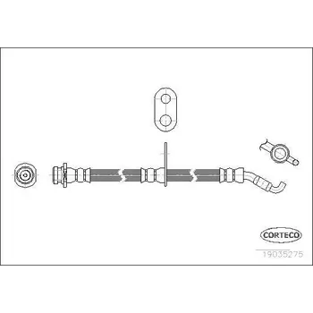 Brzdová hadice Brzdová hadice CORTECO 19035275