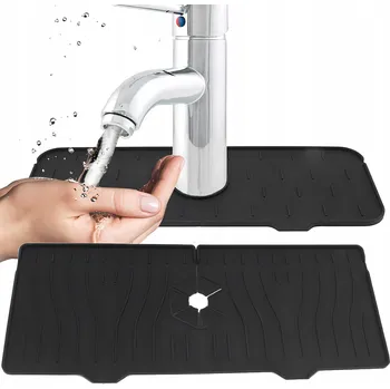 Odkapávač na nádobí SILIKONOVÁ PODLOŽKA POD DŘEZ ODKAPÁVAČ POD BATERII OCHRANNÁ PODLOŽKA DO KUCHYNĚ