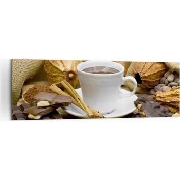 Obraz Velký obraz do obýváku 160x50 gastronomie moderní na plátně obrazy