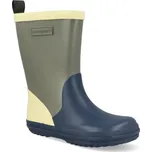 Barefoot dětské gumáky Bundgaard - Charly High Navy zelené Velikost: 26