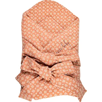 Zavinovačka enie baby Mušelínová zavinovačka 80x80cm melange s květy