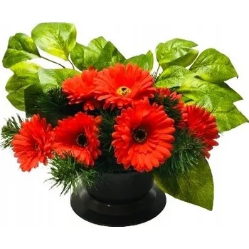 umělá květina KVĚTINÁČ DEKORACE KVĚTINÁČ NA NOTCE UMĚLÁ kytice květin svátek matek