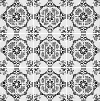 Samolepící dekorace Samolepky na obklady dekorativní samolepicí Marocké květy 30x30 cm