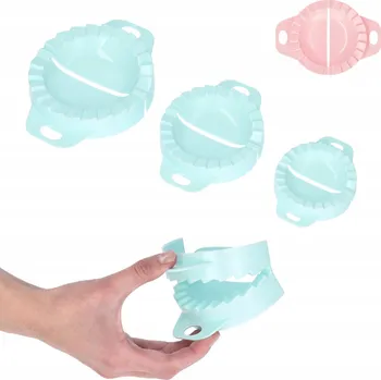 Forma na pečení Forma NA PIROHY vykrajovátko formička na lepení oušek ravioli SADA 3 ks