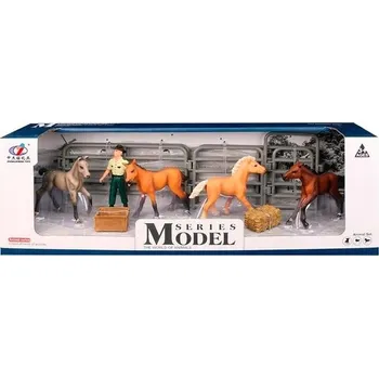 Zoolandia farmář s hříbaty a doplňky v krabičce