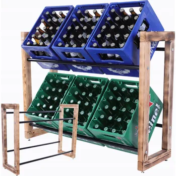 Dílenský regál Dřevěný skladový regál Wamar-Sosenka 85 x 112 x 35 cm, max. nosnost 100 kg / VÝPRODEJ