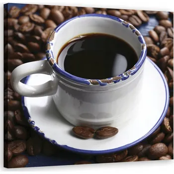 Obraz OBRAZ DO KUCHYNĚ Šálek černé kávy 40x40