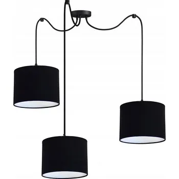 ZÁVĚSNÝ LUSTR LED E27 PAVOUK 3x STÍNIDLO Ø24 OBÝVACÍ POKOJ LOŽNICE