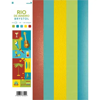 Kancelářský papír Barevný papír A4 Netuno, 25 listů