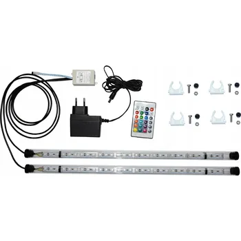 LED trubice Refled LED RGB trubice do akvária 2 x 90 cm s dálkovým ovládáním