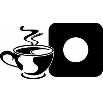 Samolepící dekorace Samolepka pod vypínač Drukant W-WŁ022 15x27 cm černá