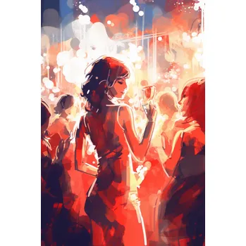 Plakát Plakát Večerní vycházka, bez rámu, 61 x 91,5 cm