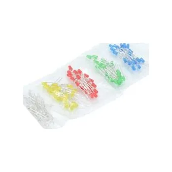 LED páska Sada LED 3mm 100ks - 5 barev