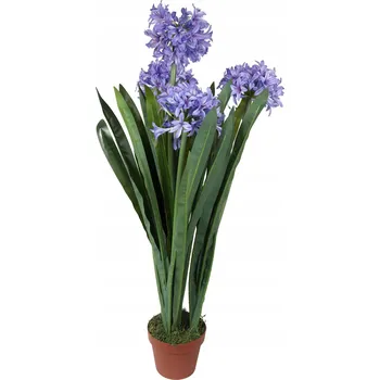 Obraz Realistická Květinová Dekorace Česnek v Květináči 100cm Fialová JAKO ŽIVÁ