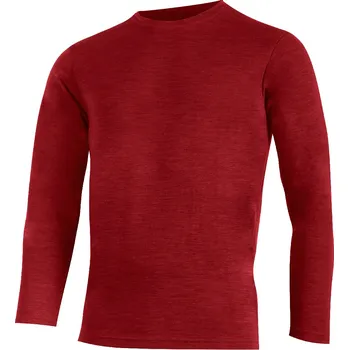 Pánská mikina ANDRES pánská merino mikina/svetr - Červená 3636 / XXL / Červená