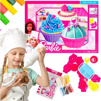 Modelovací hmota Barbie Pečení Modelovací hmota sada 6 barev