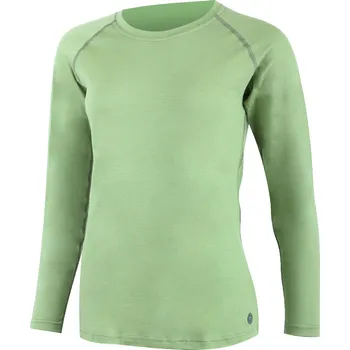 ATILA dámské merino triko - Zelená 6160 / L / Zelená