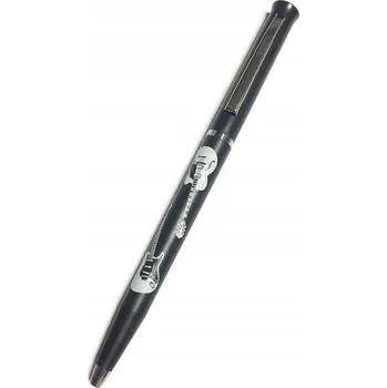 Hudební propiska s kytarami - černá