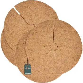 Kotouč fi45 kokosové vlákno pro květináč na plevel - 4 ks. hnědá kotarbau - 450 mm