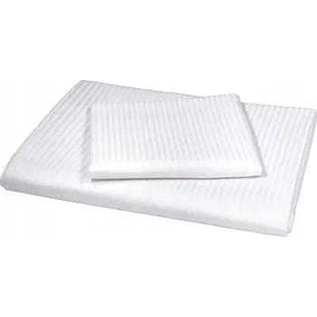 Povlečení Povlak na přikrývku HOTELOVÝ damašek 180x200cm zip PROUŽKY 4mm