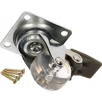 Nábytkové kování Nábytkové otočné kolečko s brzdou 35 mm