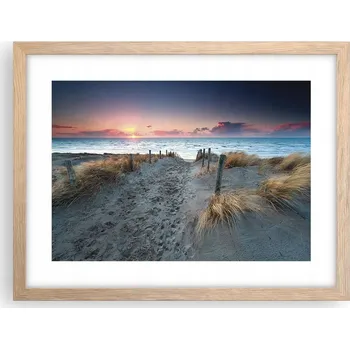 Obraz Obraz plakát v rámu světlý dub do obýváku 40x30 krajina foto na zeď