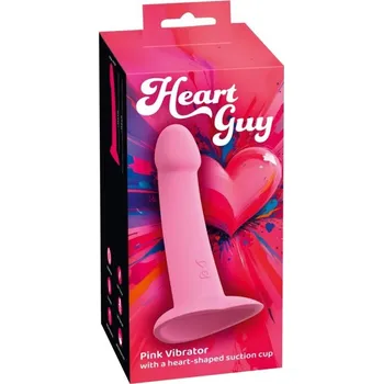 Vibrátor Heart Guy Pink Vibrator,