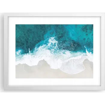 Obraz Obraz plakát v bílém rámu do obýváku 40x30 krajina foto na zeď