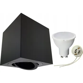 Nástěnné svítidlo POVRCHOVÉ SVÍTIDLO TUBA hranaté, otočné, hliníkové, LED GU10 5W