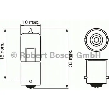 Autožárovka Žárovka, světlo na čtení Bosch 1 987 302 231 H5W 5 W 1 ks