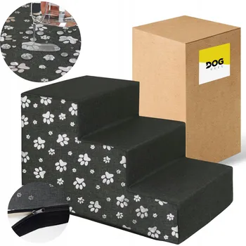 Železářství Schůdky pro psa Dogguru 3 stupně, 30 cm, nosnost 20 kg