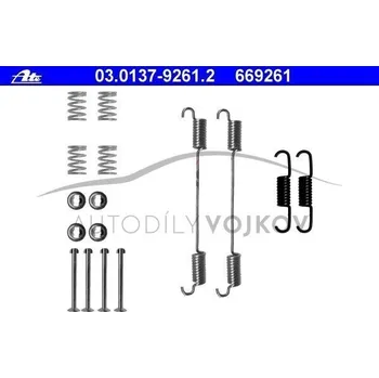 Přislušenství brzdového systému Sada příslušenství pro brzdové čelisti Fiat Doblo 2000 - 2009