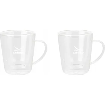Sklenice Sklenice na kávu a čaj SANSIBAR 285 ml 2 ks
