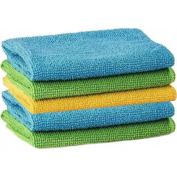 Utěrka 5x utěrka z mikrovlákna na čištění auta 30x30 cm