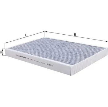Kabinový filtr Filtr, vzduch v interiéru MAHLE LAK 1946