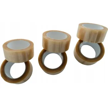 Lepicí páska Balicí páska 48x50 SMART SOLVENT TRANSPARENT kaučuková 6 KUSŮ