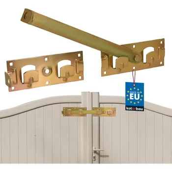 Garážová vrata Závora brány západka blokace pro brány dveře branky zlatá 43 cm - zlato