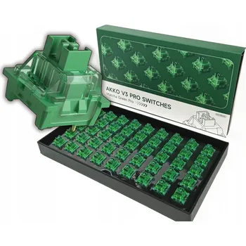 Klávesnice Mechanická klávesnice Matcha Green Switch Linear