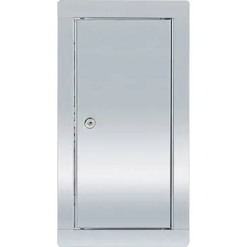 Obraz REVÍZNÍ DVÍŘKA Z NEREZOVÁ OCEL 15x30 cm, UZAMYKATELNÁ