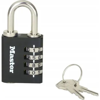 Zámek na kolo Čtyřmístný číselný zámek s nouzovým klíčem 7641EURDBLK Masterlock