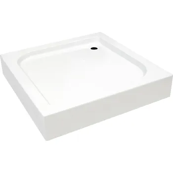 Sprchová vanička Novoterm Čtvercová akrylátová sprchová vanička NV-Victor 80x80 vysoká, bílá
