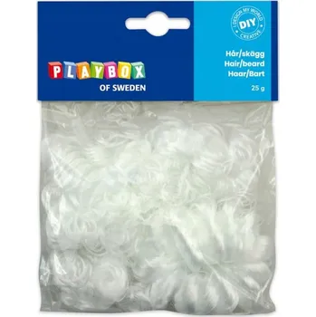 Obraz Umělé vlasy PlayBox bílé 25 g